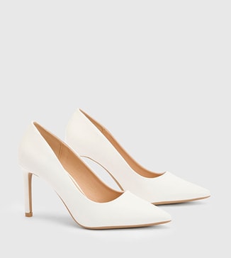 Dorothy Perkins Dash Pointed High Stiletto Heel Faux Leather Pumps