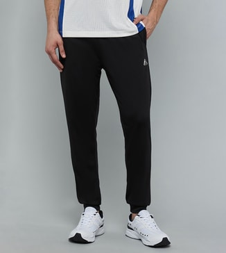 R&B Solid Active Joggers With Drawstring Waist