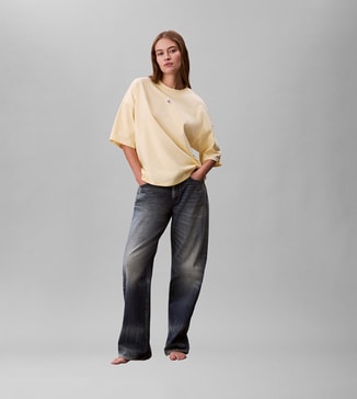 Calvin Klein Jeans Solid Crew Neck Oversized T-shirt