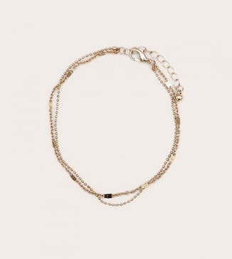 PrettyLittleThing - Outlet Gold Tone Layered Anklet