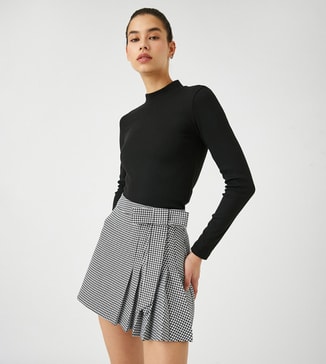 Koton Ribbed Long Sleeves Top