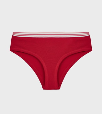 Koton Typography Striped Waistband Hipster Briefs