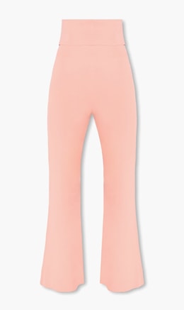 Stella Mc Cartney Pink High-rise Trousers for Women | The Deal Outlet