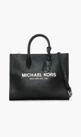 Michael Kors Black Classic Logo Tote Bag for Women | The Deal Outlet