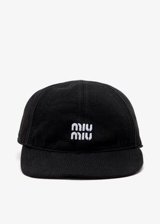 Denim baseball cap