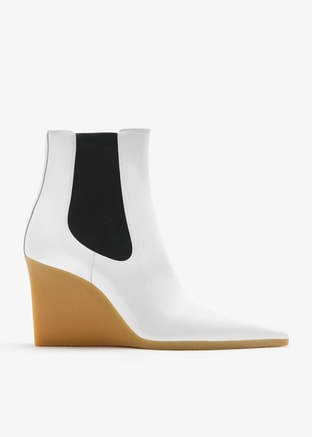 Wedge ankle boots