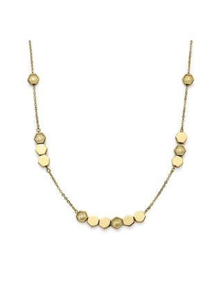 OLIVIA BURTON Female Petite Honeycomb Necklace with Hexagonal Charms - 24100298, Necklaces, Silver