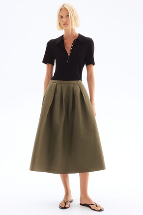 H&M Female A-line midi skirt, Midi Skirts