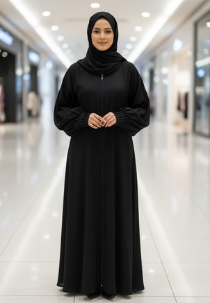 NUKHBAA Female Zip-812, Abayas
