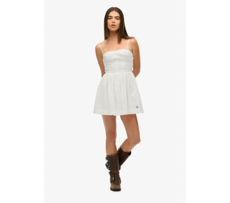 Superdry Female Broderie Cami Mini Dress, Mini