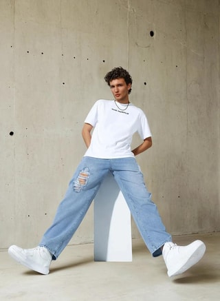Hubberholme Male Blue Jeans For Men, Relaxed