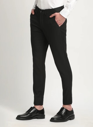 THE BEAR HOUSE Male Men's Classic Formal Trousers Stylish and Comfortable Dress Pants for Office Meetings, Business Travel, Professional Events, Corporate Settings, and Everyday Formal Wear, Pants