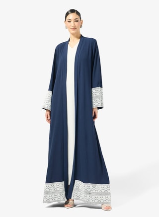 Golden Apple Female Abaya With Lace, Abayas