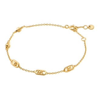Michael Kors Female Astor Link Hand Chain Bracelets, Bracelets, Gold