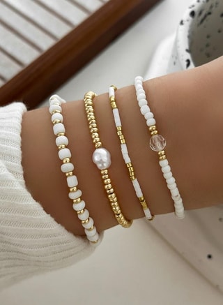 Take Two Female Take Two Set of 4 - Beaded Bracelets, Jewellery Sets
