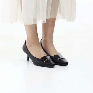 LAMARAPARIS Female CADENZA STILETTO HEEL WITH METALLIC TRIM