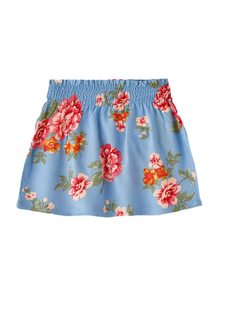 Jelliene Female Floral Print Skirt, Midi Skirts