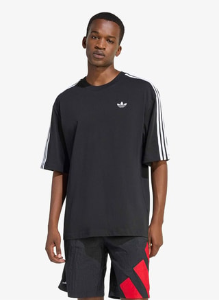 adidas Originals Male Adicolor 3-Stripes Oversized T-Shirt, T-Shirts