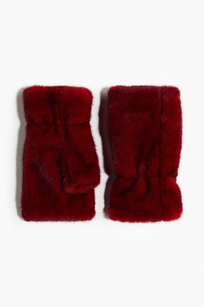 H&M Female Fluffy fingerless gloves, Gloves