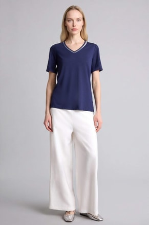 DeFacto Female Straight Wide Leg Trousers, Pants