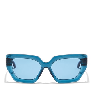 30Sundays Female 30Sundays PHOENIX,Women Sunglasses, Cat Eye Sunglasses, UV Protection: UV400 (Blue,Blue), Sunglasses