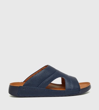STEVE MADDEN Male SNOL Blue Men's Comfort Sandals, Flat Sandals