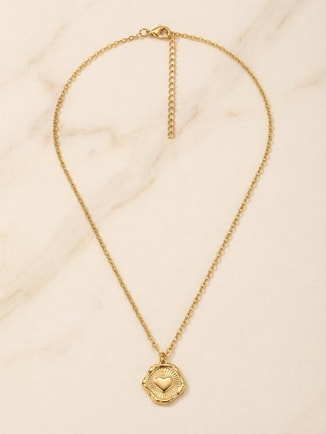 Styli Female Styli Geometric Heart-Shaped Pendant Necklace, Necklaces