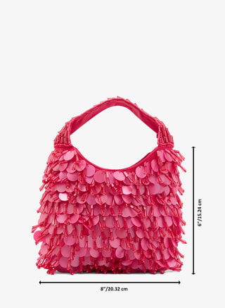 Ginger Boutique Female Embroidered Beaded Clutch, Clutches