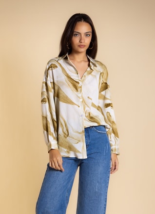 SHAPES Female ABSTRACT PRINT  SHIRT, Shirts