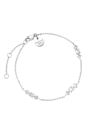 RoseField Female Rosefield Triple Crystals Bracelet Silver - JBTCS-J1021, Bracelets
