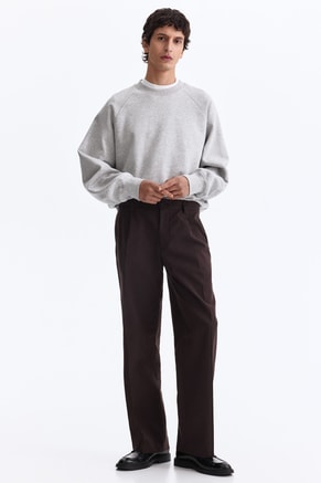 H&M Male Relaxed Fit Tailored trousers, Pants
