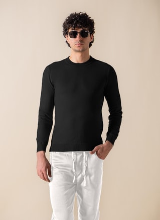 SHAPES Male KNITTED SLIM SWEATER, Sweaters