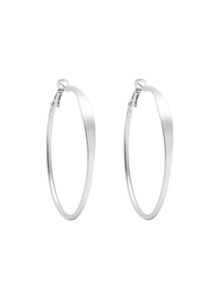 PARFOIS Female Basic Medium Hoop Earrings, Earrings
