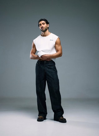 RÓLO Male Men’s Cropped T-Shirt - White, T-Shirts