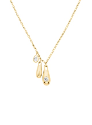RoseField Female Rosefield Bold Solitary Charms Necklace Gold, Necklaces