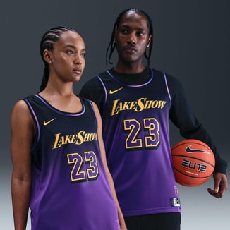 Nike Male Men's NBA 24/25 Los Angeles Lakers City Edition Swingman Basketball Jersey, Jerseys