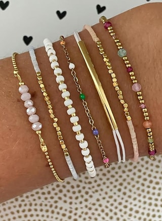 Take Two Female Take Two Set of 7 - Assorted Beaded Bracelets, Jewellery Sets
