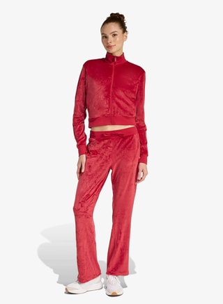 Adidas Female Glam Velvet Tracksuit, Tracksuits