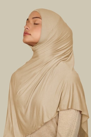 silqrose Female oat bamboo jersey hijab (regular), Hijab
