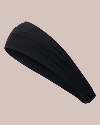 silqrose Female jet black head band, Hijab