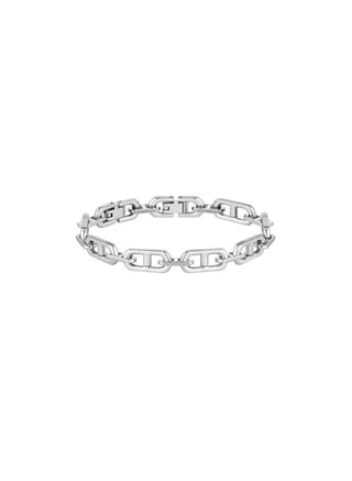 BOSS Male Mens Kode Chain Collection Link Bracelet In Stainless Steel - 1580727M, Bracelets