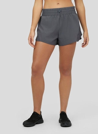 CASTORE Female Women'S Charcoal Carbon Training Shorts, Casual Shorts