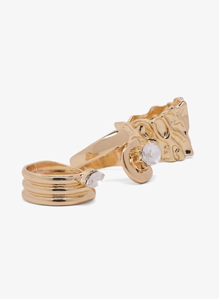 Ginger Female Chunky Gold Statement Rings, Jewellery Sets