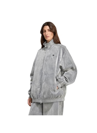 adidas Originals Female Brushed Twill Oversized Firebird Track Top, Jackets