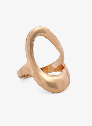 Ginger Female Chunky Gold Ring, Rings