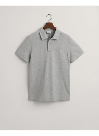 GANT Male Gant Tonal Shield Polo Shirt, Polo Shirts