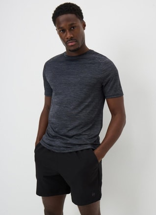 Matalan Male Souluxe Black Sports Shorts, Athletic Shorts