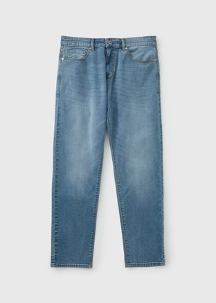 Matalan Male Mid Wash Tapered Fit Jeans Regular, Straight