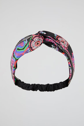 roberto cavalli Female Roberto Cavalli Multicolor Printed Knot Headband, Headwear Sets