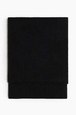 H&M Male Rib-knit scarf, Scarves